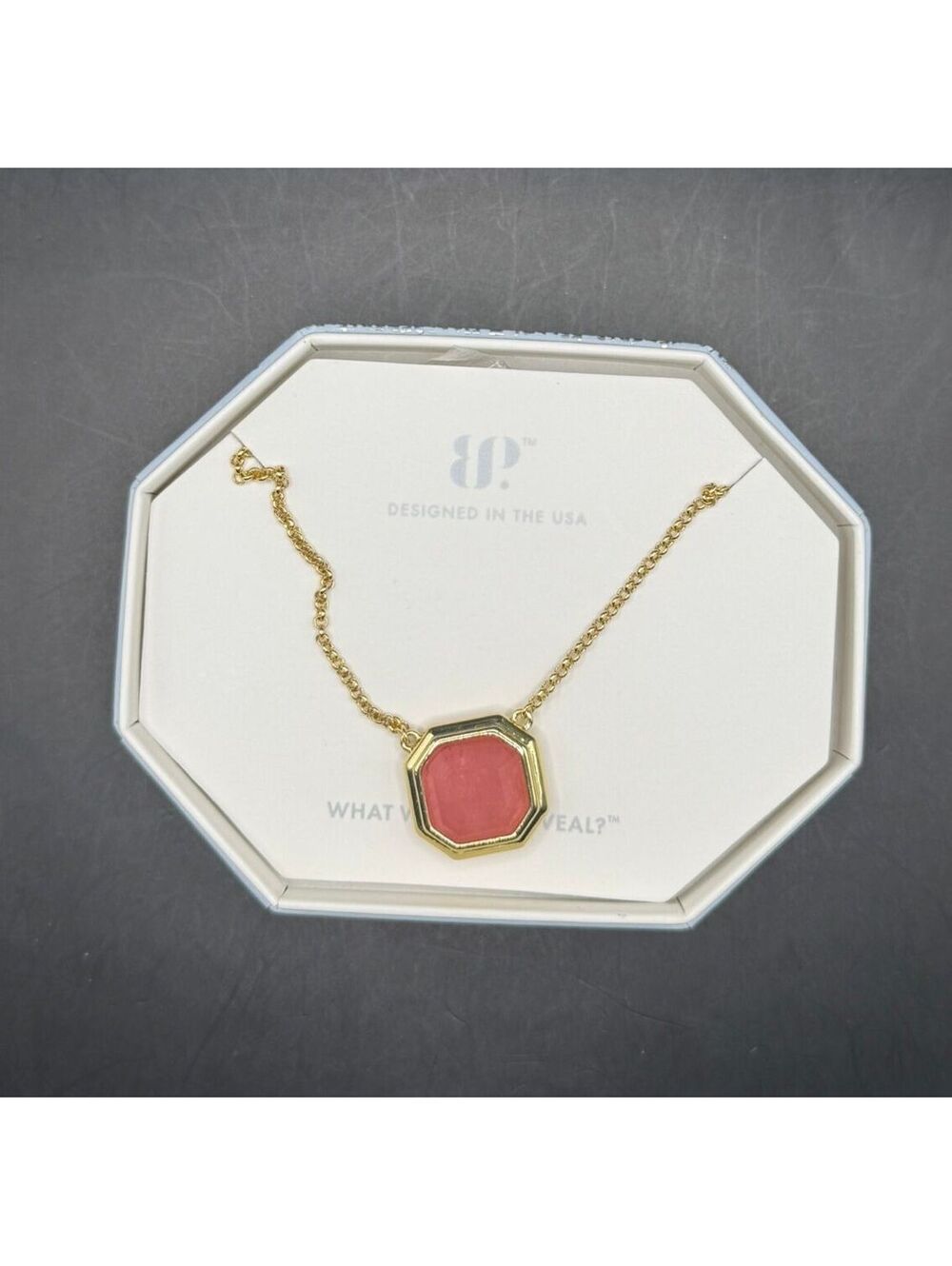 Bomb Party Bomb Party Gold A Quickened Pulse Rose Quartz Necklace